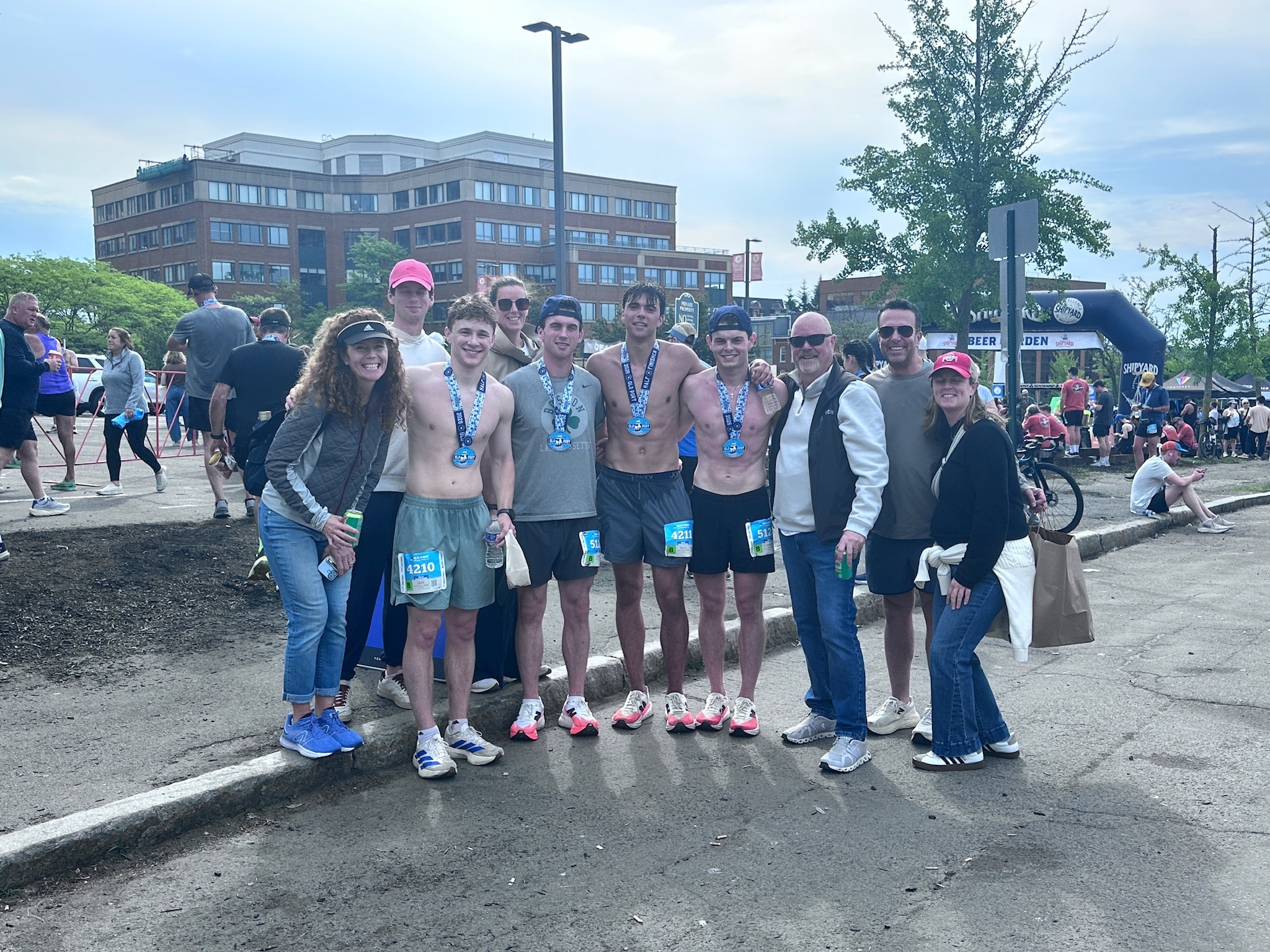 Community runners at the Turkey Trot